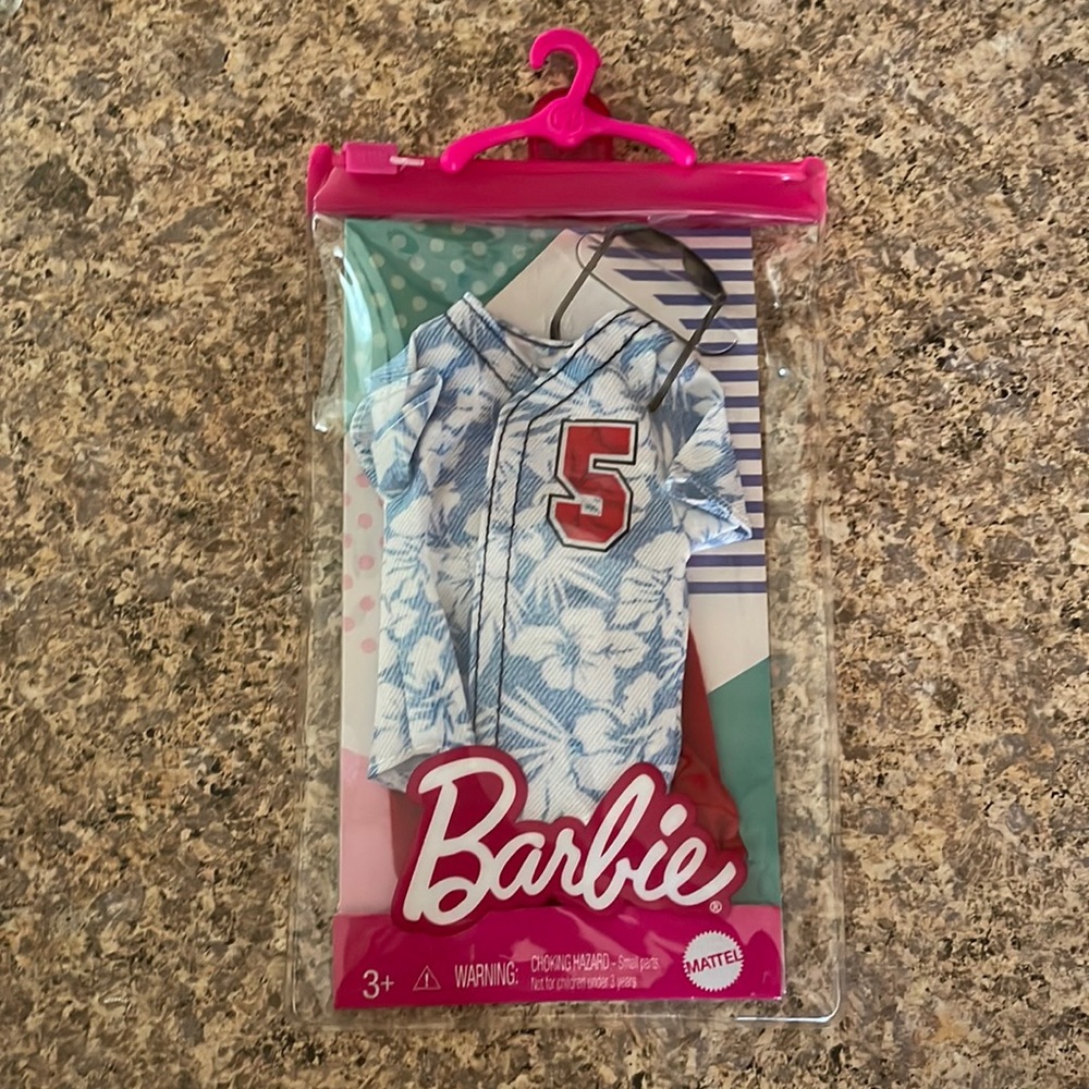Barbie Jersey #5 outfit for doll